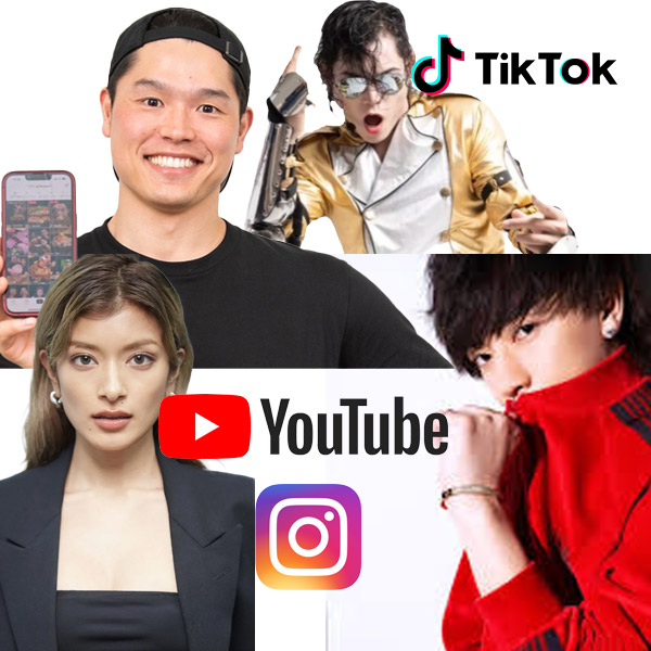 Japanese Mega Influencers on Social Media